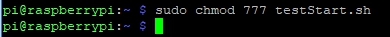 树莓派设置开机自启动程序_测试脚本_03