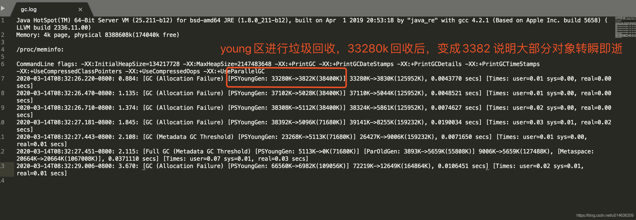 JVM之垃圾回收日志分析以及常用垃圾回收日志分析的界面工具_sed_04