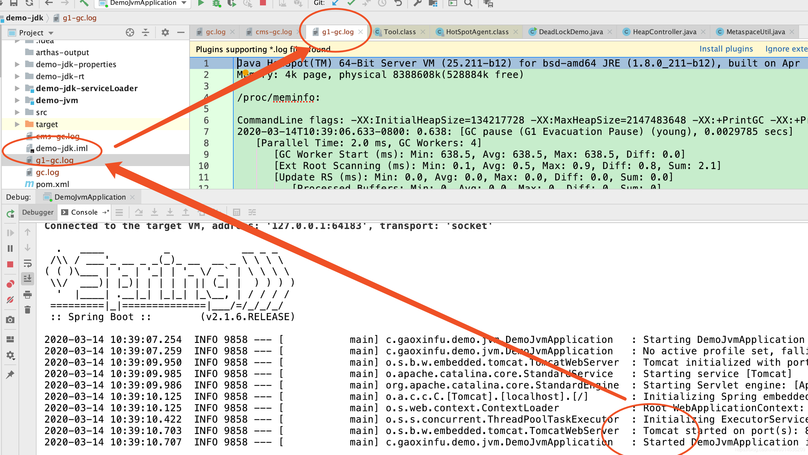 JVM之垃圾回收日志分析以及常用垃圾回收日志分析的界面工具_java_08