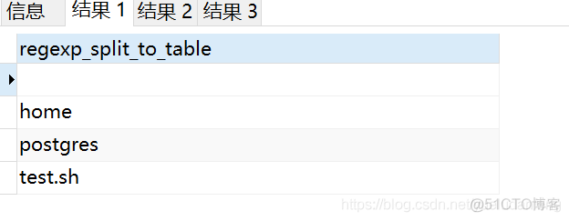 regexp_split_to_table 与 regexp_split_to_array_数据