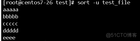 linux下文本去重_测试数据_03