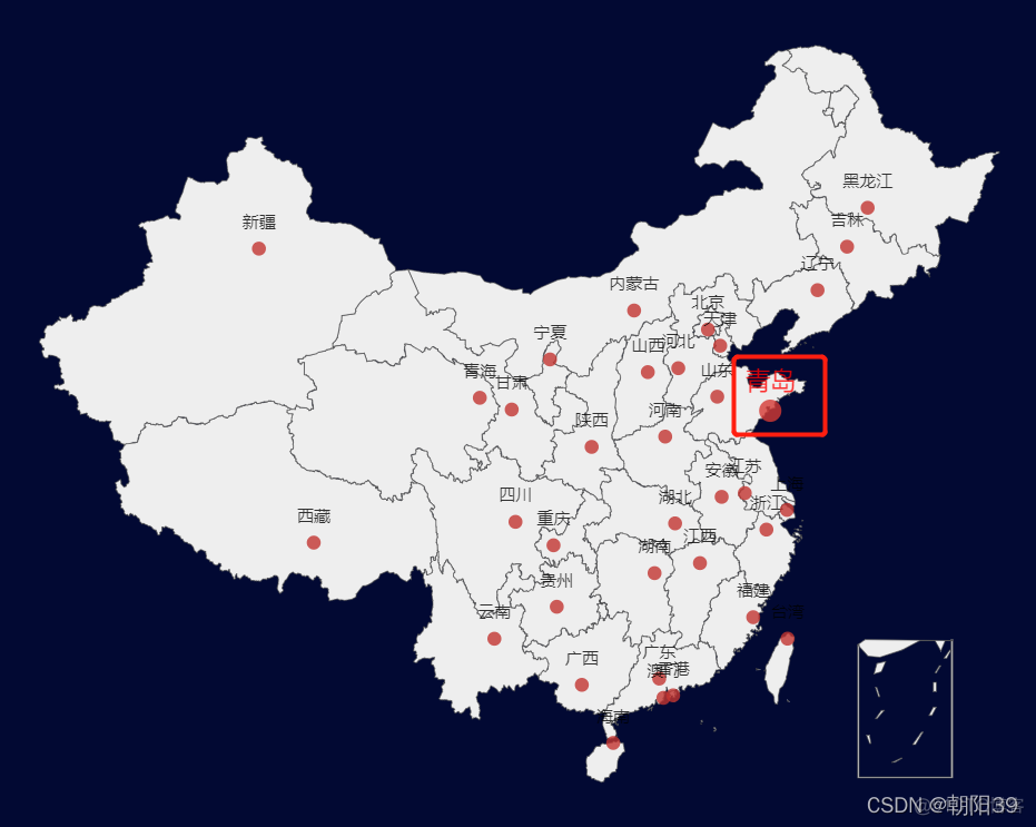 eharts 中国地图添加城市（散点图实现，含获取城市坐标、图片转base64、自定义散点样式）_d3