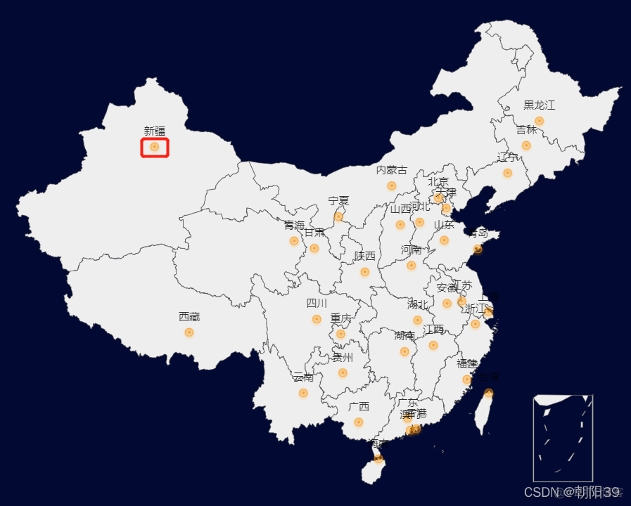 eharts 中国地图添加城市（散点图实现，含获取城市坐标、图片转base64、自定义散点样式）_echarts_03