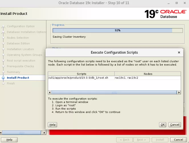 Oracle19c RAC for Centos7.6 详细安装文档_图形化界面_77