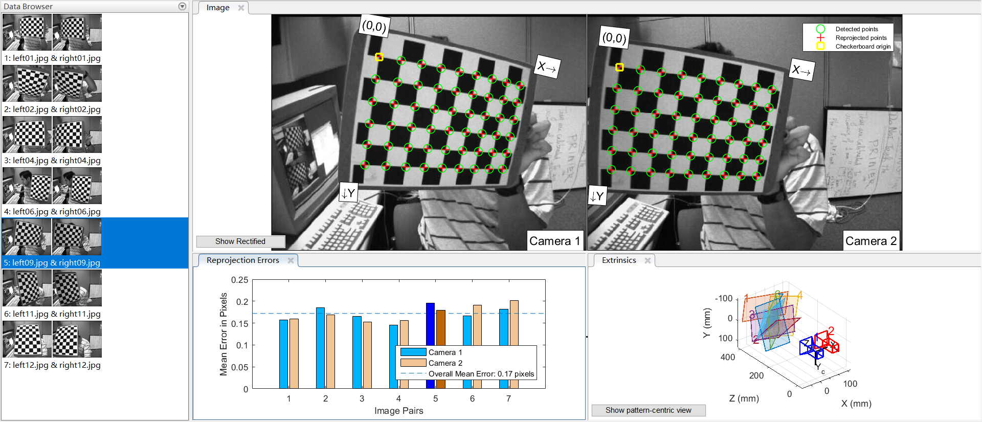 Matlab 双目相机标定_计算机视觉_08