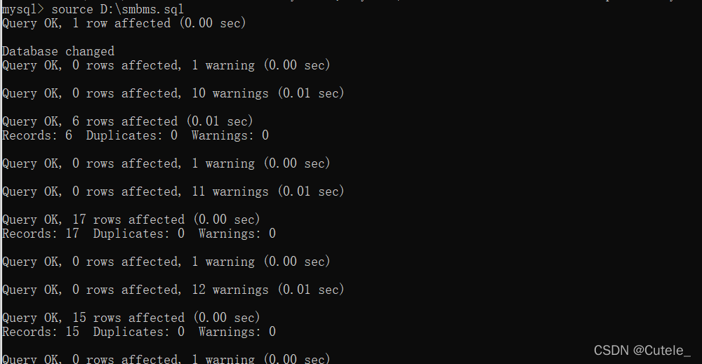 【MySQL8.0】ERROR 2003 (HY000) + ERROR 1820 (HY000) + 命令行导入SQL_sql_05