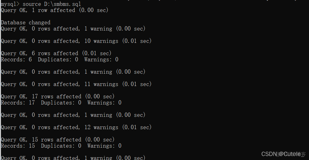 【MySQL8.0】ERROR 2003 (HY000) + ERROR 1820 (HY000) + 命令行导入SQL_mysql_05