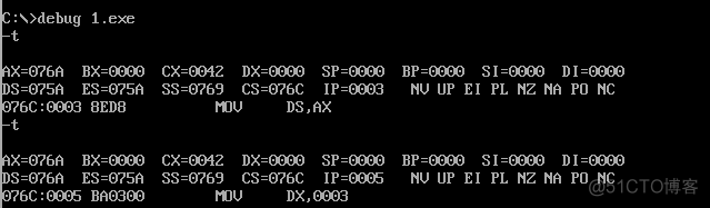 汇编的初体验+debug加法分析【微机原理】_DOSBOX_18