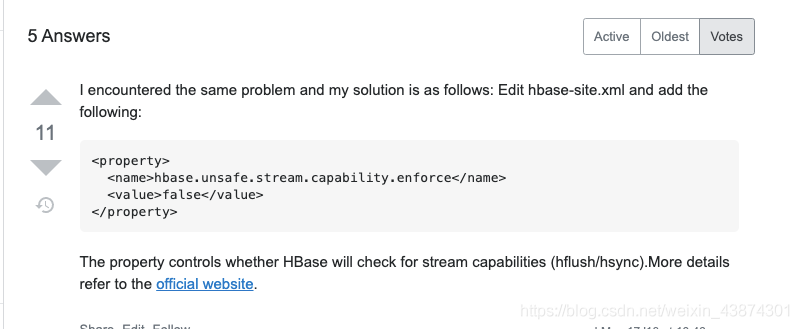 HBase Error IllegalStateException when starting Master: hsync_解决方案