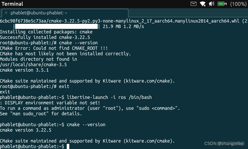 linux手机更新cmake版本_ide_03