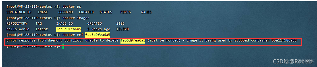 Docker容器镜像删除不掉解决办法？_docker_03