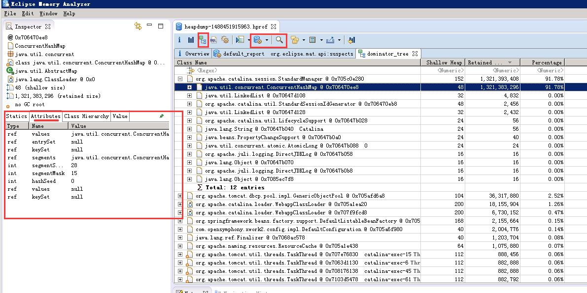 使用Eclipse Memory Analyzer进行内存泄漏分析_依赖关系_04