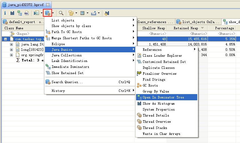 使用Eclipse Memory Analyzer进行内存泄漏分析_成员变量_09