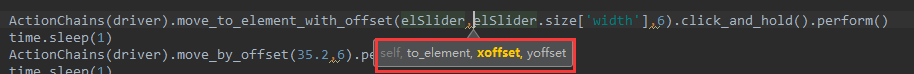 selenium 鼠标事件划动slider元素_ide_02