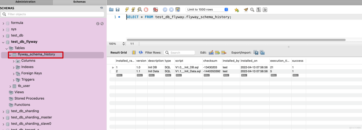 SpringBoot数据库管理 - 用flyway对数据库管理和迁移_spring_13
