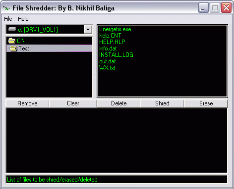 身材苗条的免费文件粉碎机Shredder（9KB）_algorithm