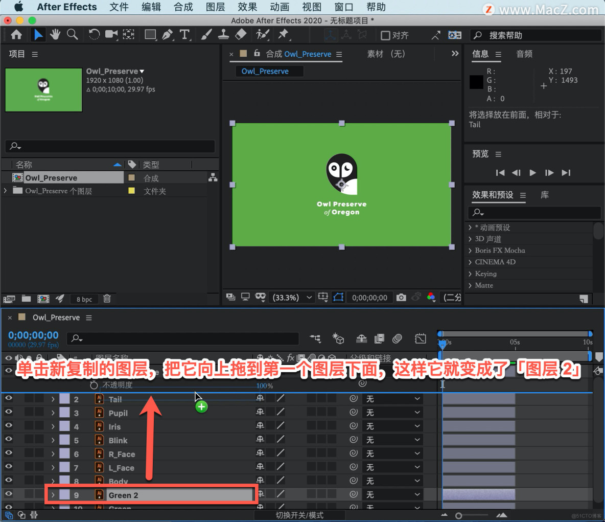 AE 教程，如何在 After Effects 中对 Illustrator 分图层文档进行动画绘制？_windows软件下载_11