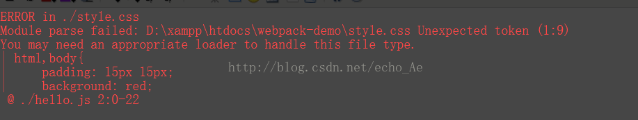 webpack打包css(style)_bundle