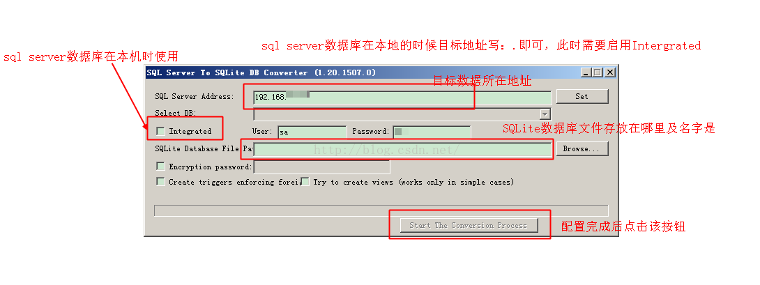 Sql Server数据库数据导入到SQLite数据库中_导入