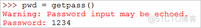 Python入门之——getpass模块_linux