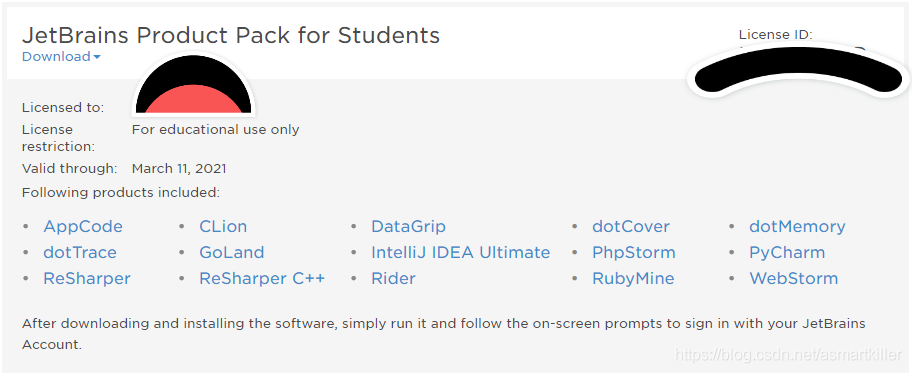 Java学习笔记一学生申请IntelliJ-IDEA开发软件许可,Java学习笔记一学生申请IntelliJ-IDEA开发软件许可_官网_06,第6张