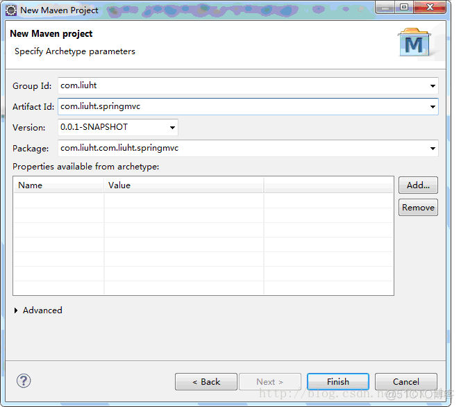 maven（1）：使用 eclipse 构建maven web项目_mvc_04