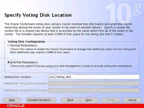 Oracle 10g RAC On Linux Using NFS_interface_12