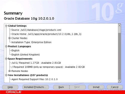 Oracle 10g RAC On Linux Using NFS_database_31