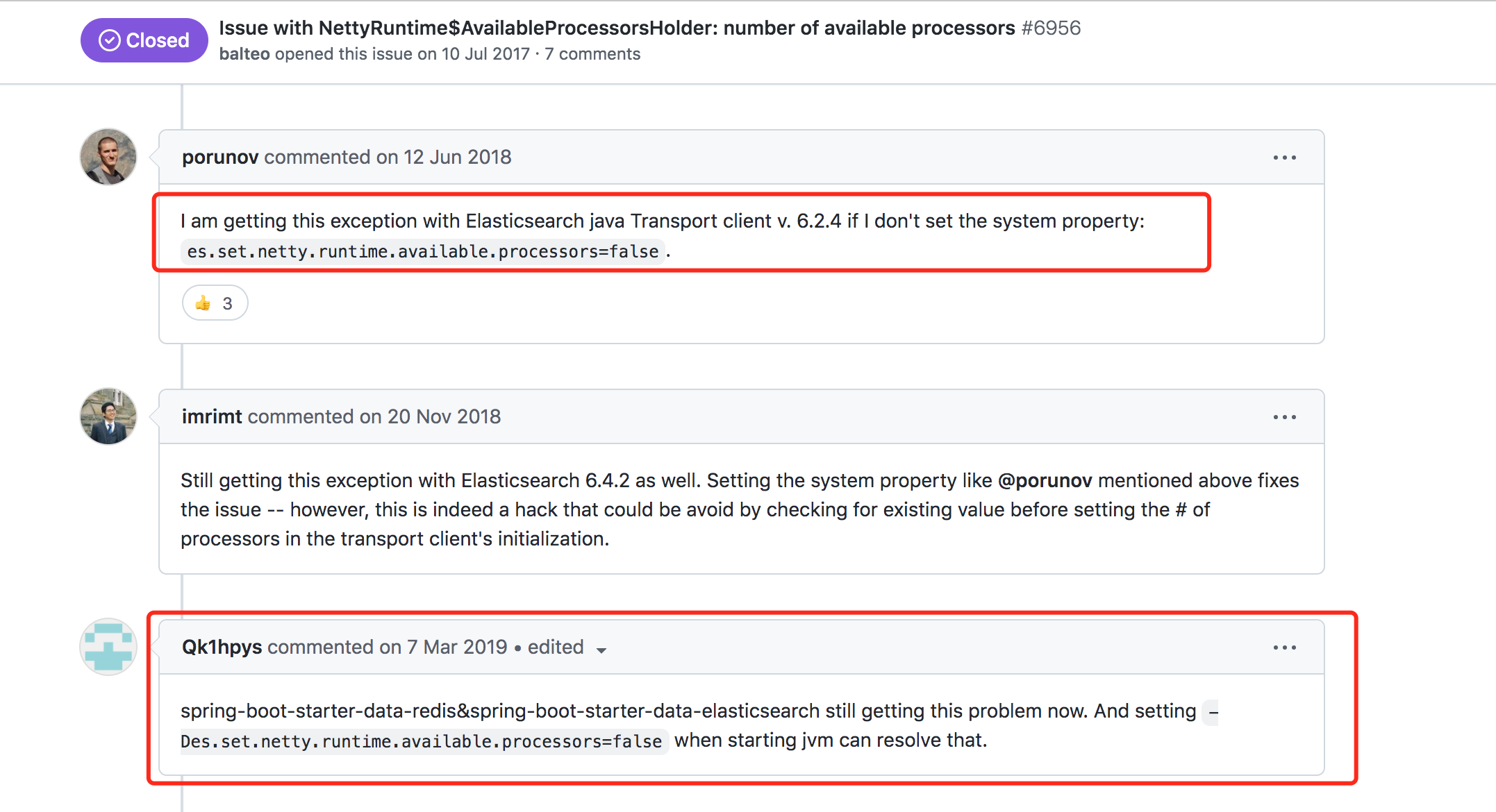 SpringBoot集成ElasticSearch在启动时报availableProcessors is already set to [8], rejecting [8]_.net