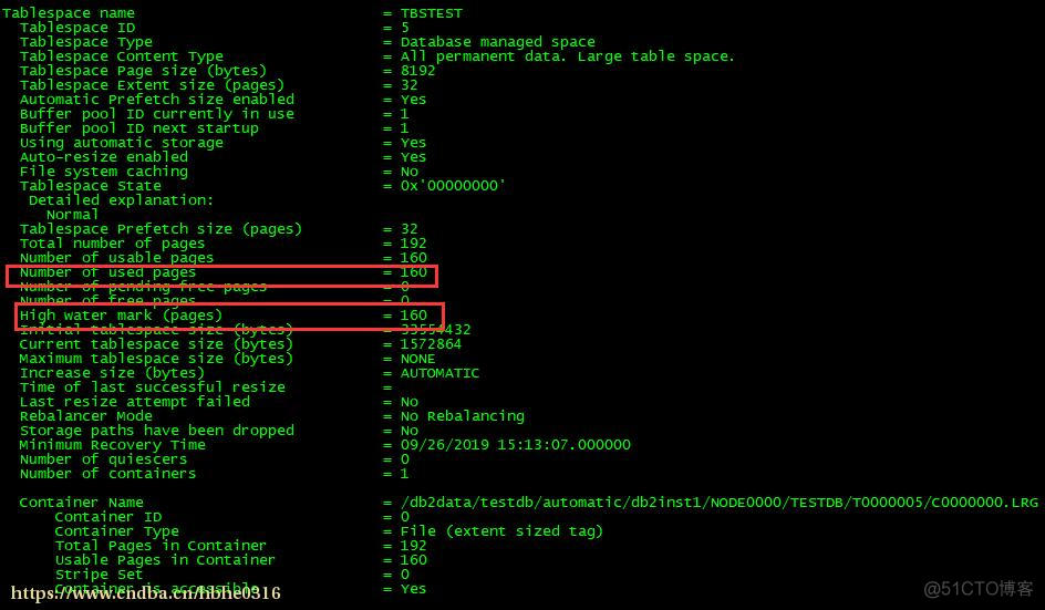 DB2数据库降低高水位方案_python_03