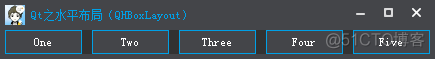 Qt 之水平/垂直布局（QBoxLayout、QHBoxLayout、QVBoxLayout）_Qt水平布局