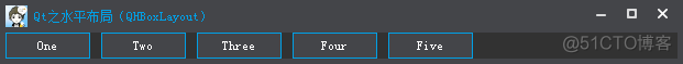 Qt 之水平/垂直布局（QBoxLayout、QHBoxLayout、QVBoxLayout）_Qt_05