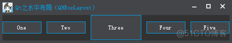 Qt 之水平/垂直布局（QBoxLayout、QHBoxLayout、QVBoxLayout）_Qt布局_08