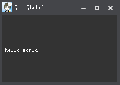 Qt 之 QLabel_QLabel