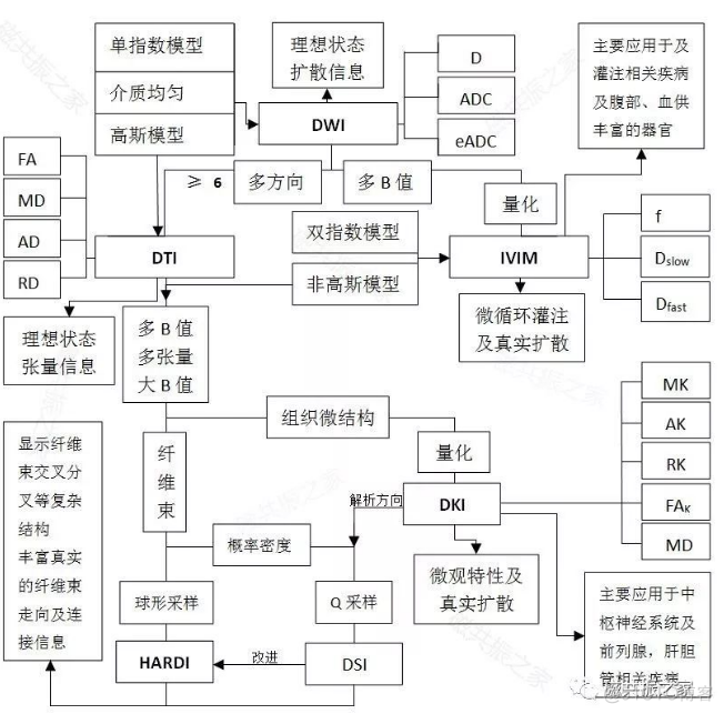 学习笔记218—核磁共振DKI,DTI,DWI概念及相关参数汇总_正态分布