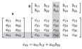 Matrix 矩阵，单位矩阵，Transposition，矩阵与矩阵相乘