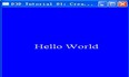 DirectX 9.0 C++ 教程 字体 迟到的helloworld