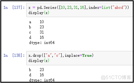 Series(五)：Series的增、删、改、查_python_04