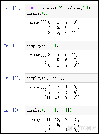 numpy的使用说明(三)：numpy中切片和索引详解_python切片_07