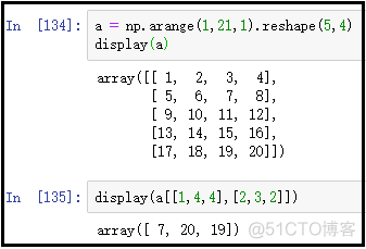 numpy的使用说明(三)：numpy中切片和索引详解_python切片_10