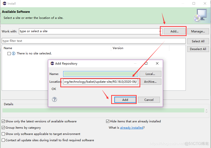 零基础学Java：Eclipse内汉化Install New Software_php_03