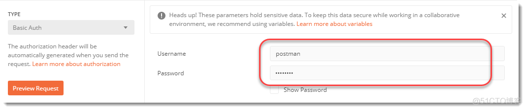 [web] Basic Authentication in Postman_postman_16