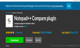 Notepad++添加Compare插件