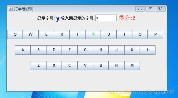 打字母游戏3_java