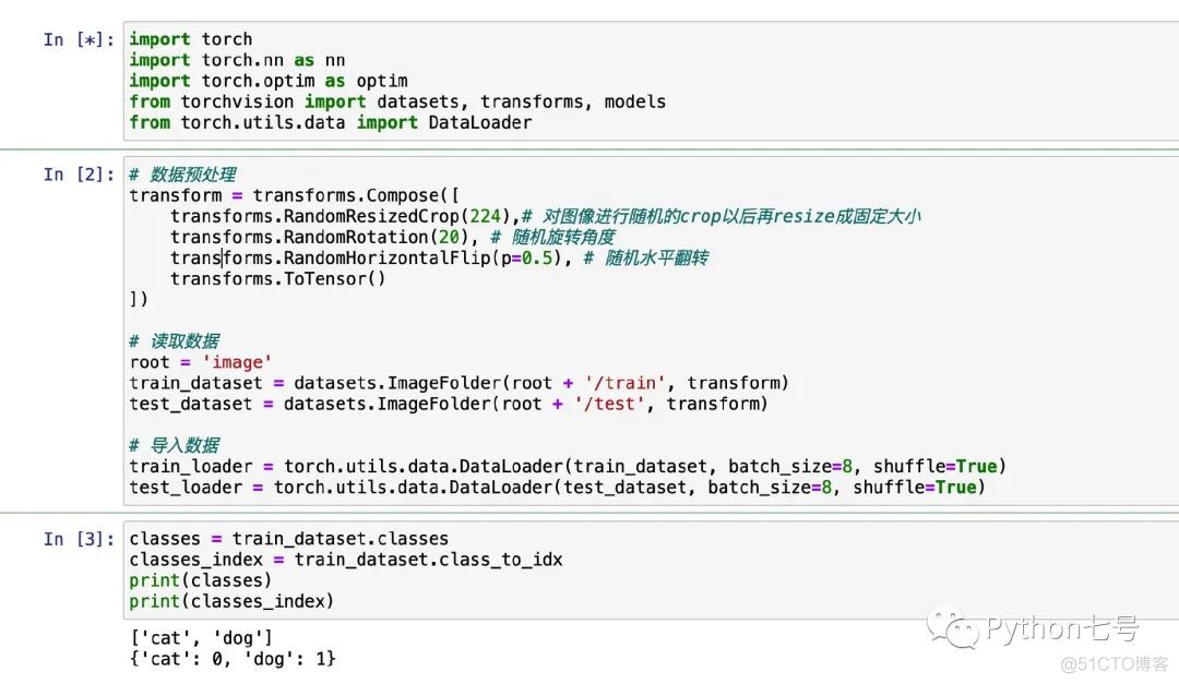 PyTorch 猫狗分类源代码及数据集_图像识别