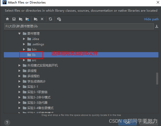 IDEA中如何导入jar包、IDEA中找不到对应类改怎样解决？（详细图解过程）_java_09