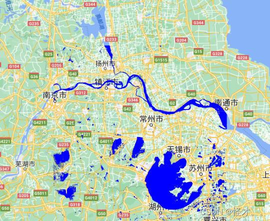 Google Earth Engine（GEE）提取水体_javascript_03