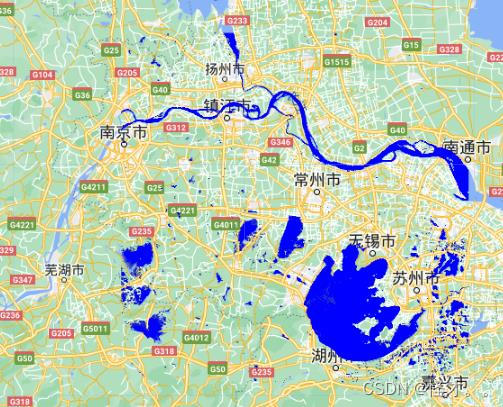 Google Earth Engine（GEE）提取水体_javascript_05