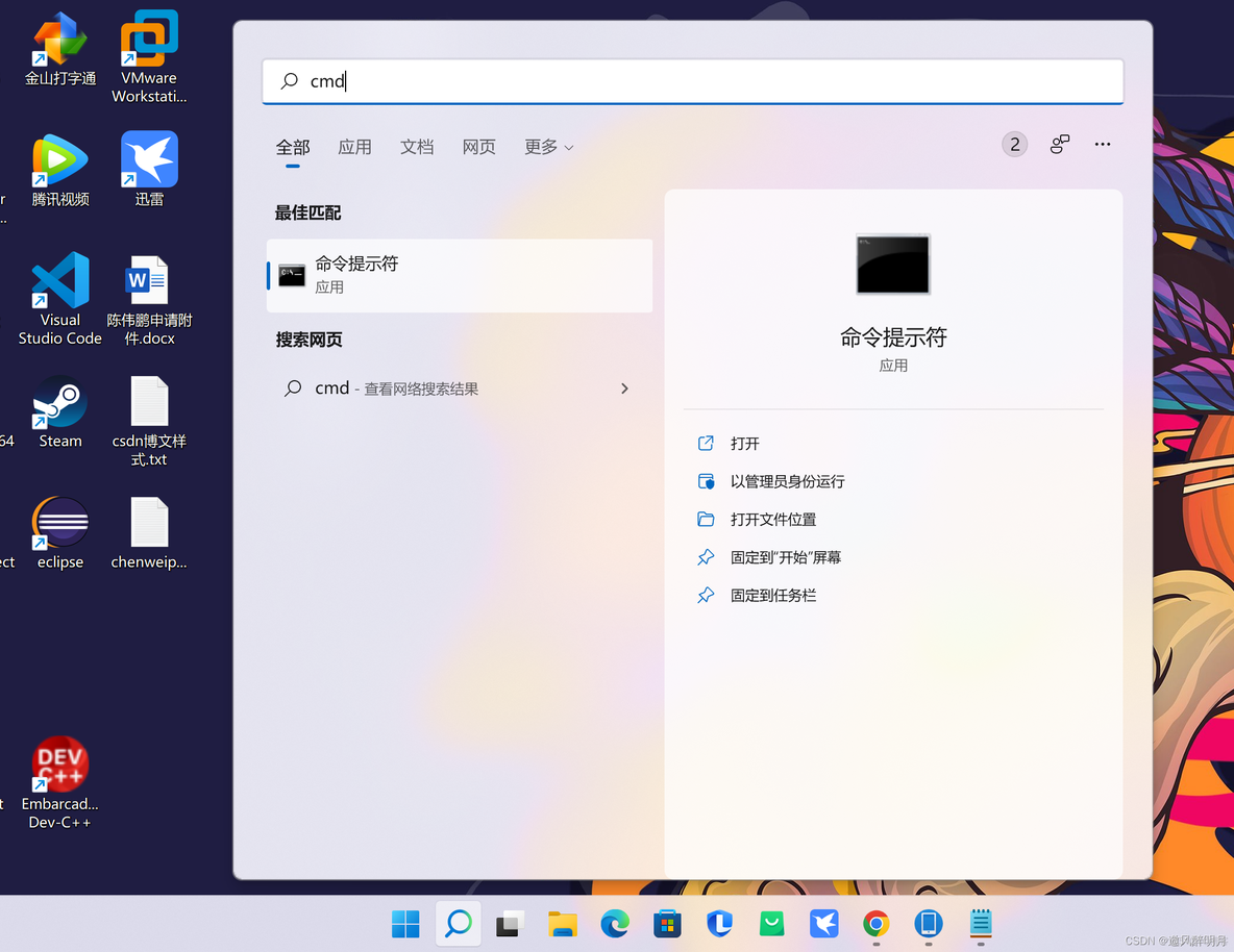 Windows与网络基础：Windows基本命令-目录文件操作_搜索