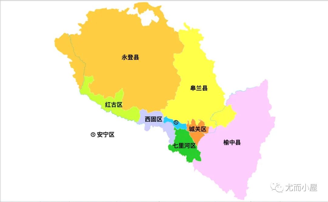 兰州各区地图全图图片